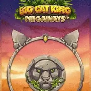 Big Cat King Megaways slot logo by Blueprint Gaming at Spinanga Casino