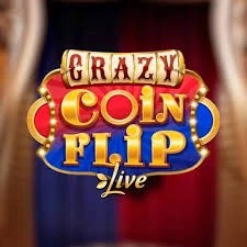 Crazy Coin Flip logo by Evolution Spinanga Casino