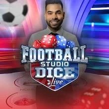 Football Studio Dice game by Evolution – logo hosted on Spinanga Casino