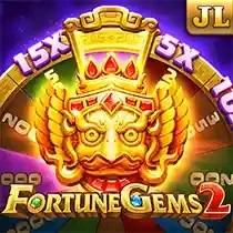Fortune Gems 2 slot logo by Jili Games at Spinanga Casino