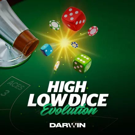 Try High Low Dice Evolution slot by Darwin Gaming on spinanga-casino.org.gr – logo image