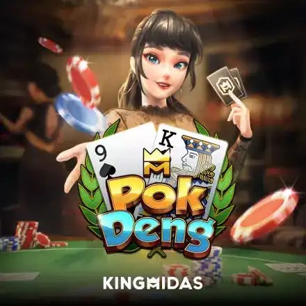 Kingmaker Pok Deng slot logo by King Midas at Spinanga Casino