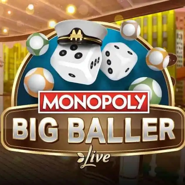 Enjoy MONOPOLY Big Baller by Evolution – logo hosted on spinanga-casino.org.gr