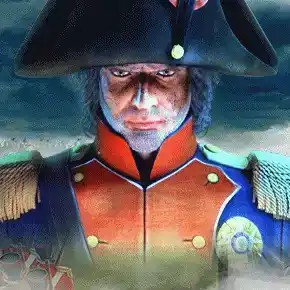 Napoleon Megaways logo by Blueprint Gaming at Spinanga Casino