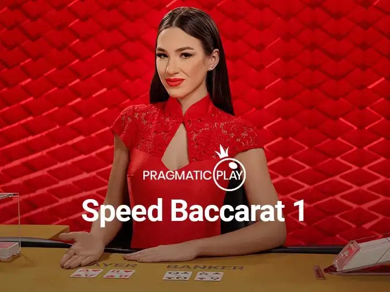 Speed Baccarat slot icon by Atmosfera, available at Spinanga Casino